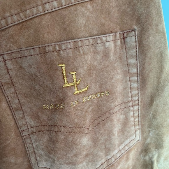 Lola Lorca Europe Fringed brown Suede-like Skirt - Picture 5 of 5